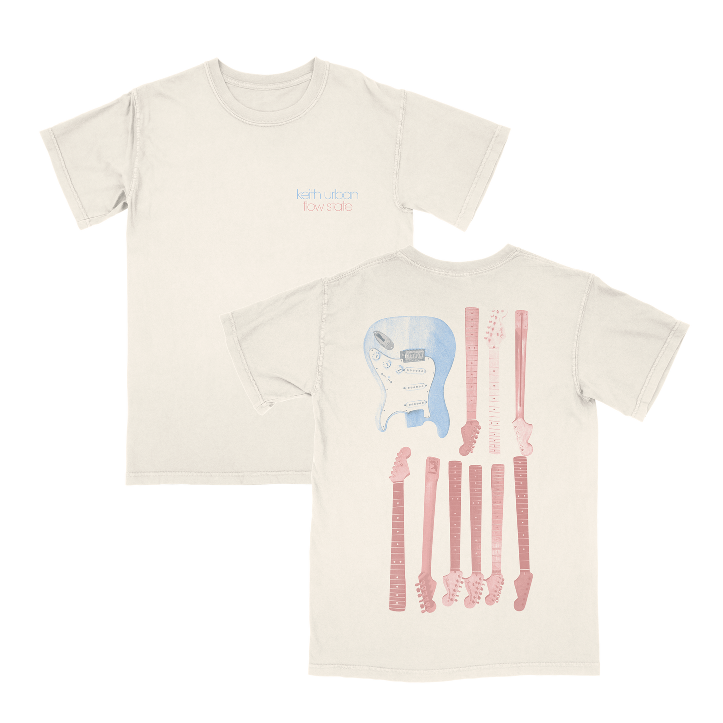 Flow State Ivory Guitar Tee