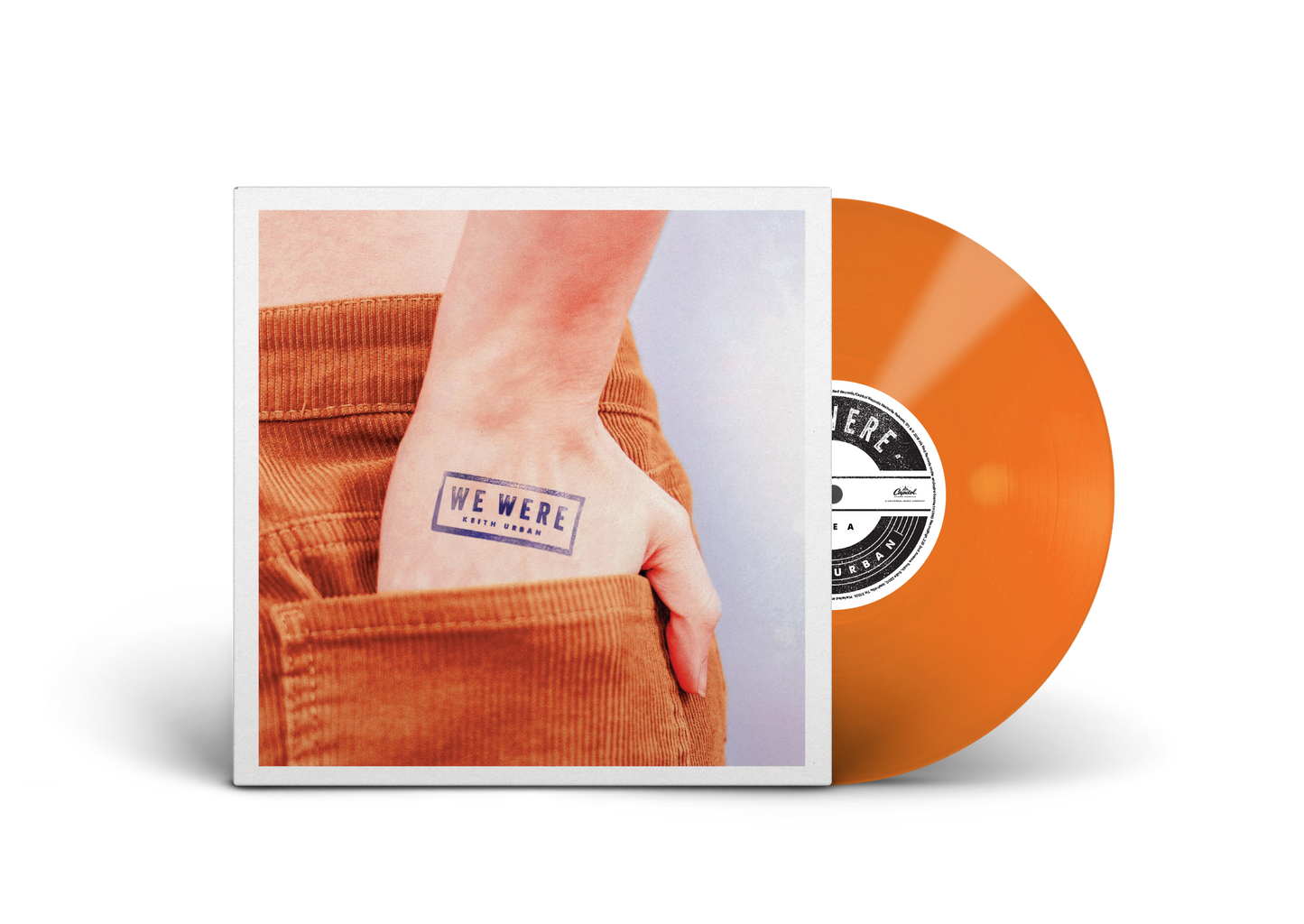 "We Were" Orange Cover with Orange 7" Vinyl